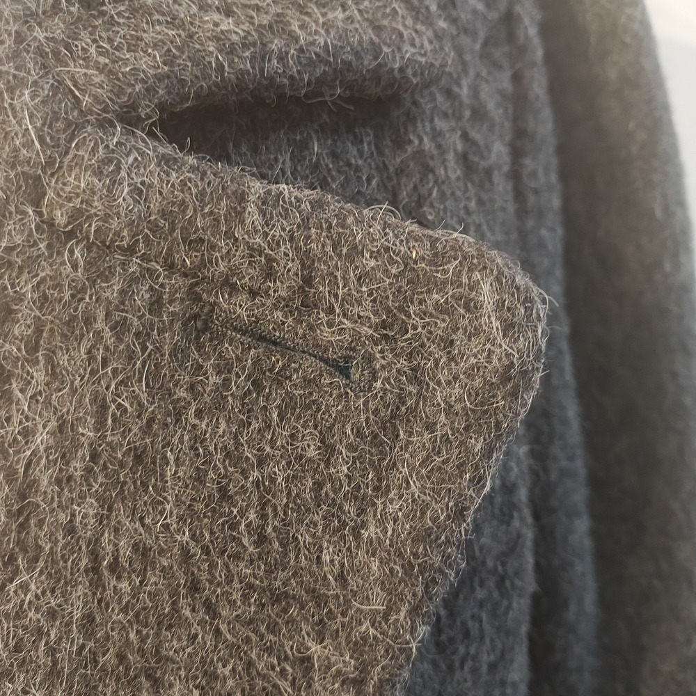 Vintage Searle Alpaca Wool Cocoon Maxi Coat Women's 44 (US 14–16) 80s 90s